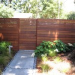 Custom Walk gate & fence with random width horizontal boards  s  