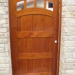 Custom arched top walk gate